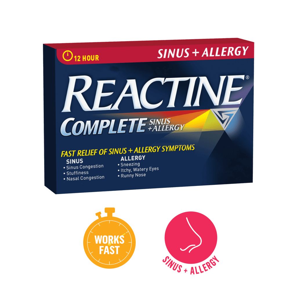 REACTINE® Complete Sinus + Allergy