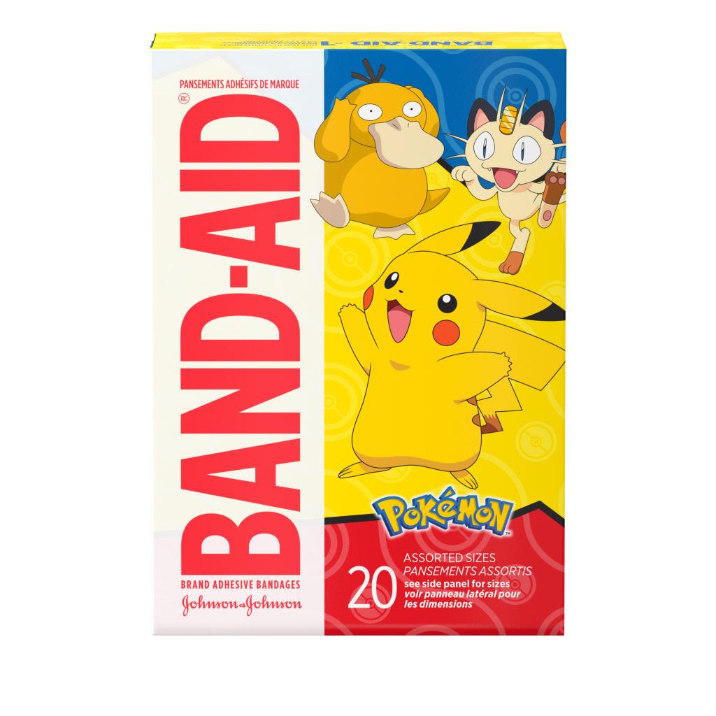 Boîte de 20 pansements assortis BAND-AID® Pokemon