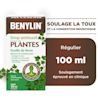Flacon de 100 ml de sirop antitussif BENYLIN® à base de plantes, Feuille de lierre, accompagné du texte « Soulage la TOUX et la congestion bronchique »