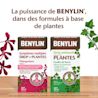 Les produits à base de plantes BENYLIN®, y compris le sirop à base de plantes BENYLIN® Symptômes multiples Pélargonium et le sirop antitussif à base de plantes BENYLIN® Feuille de lierre  