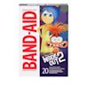 BAND-AID® Inside Out 2 Bandages package front shot, Joy and Anxiety