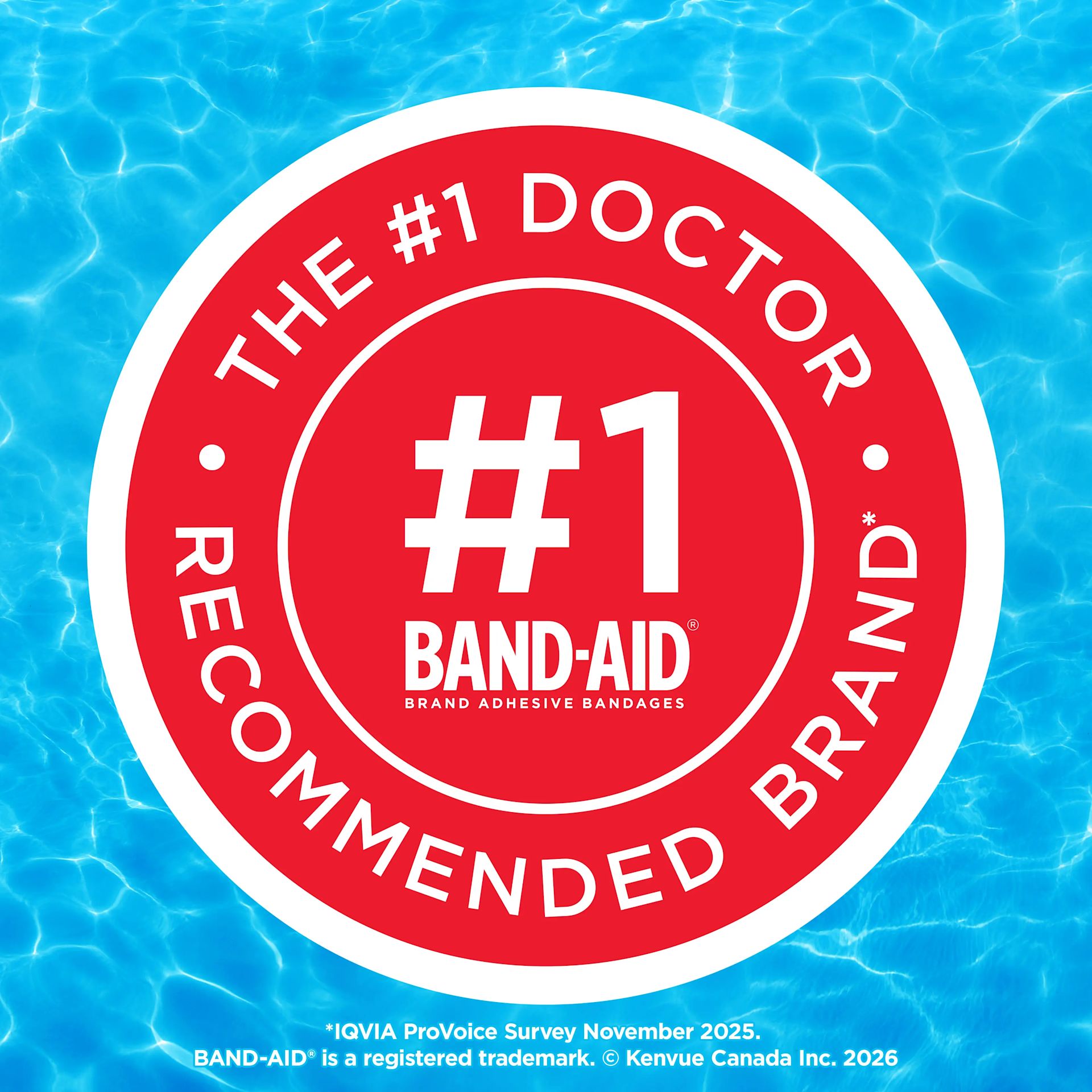 BAND-AID® Waterproof Clear Spot Bandages, 50 Count