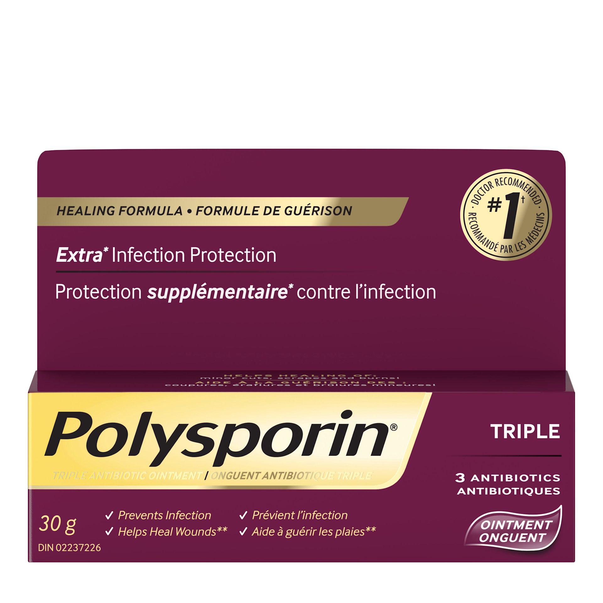 polysporin® triple antibiotic ointment box