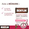 Le sirop à base de plantes BENYLIN® Symptômes multiples Pélargonium aide à réduire la durée et la gravité des symptômes du rhume 