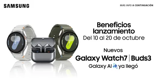 Nuevo Watch7 y Buds3