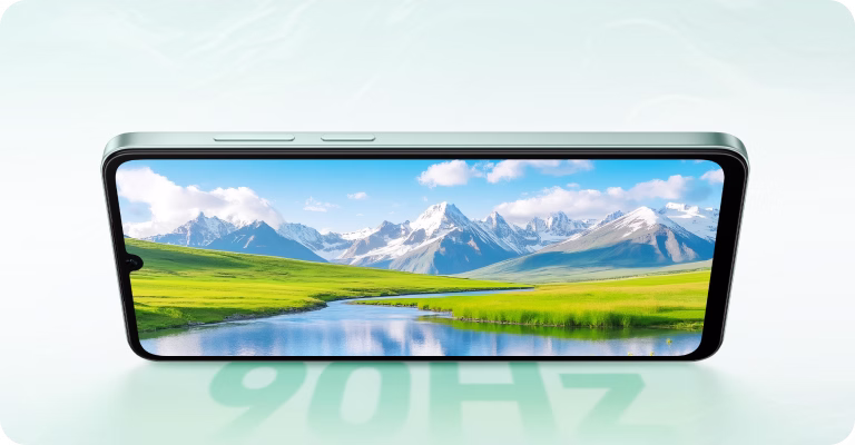 Pantalla brillante y dinámica de 6.74 pulgadas y 90Hz