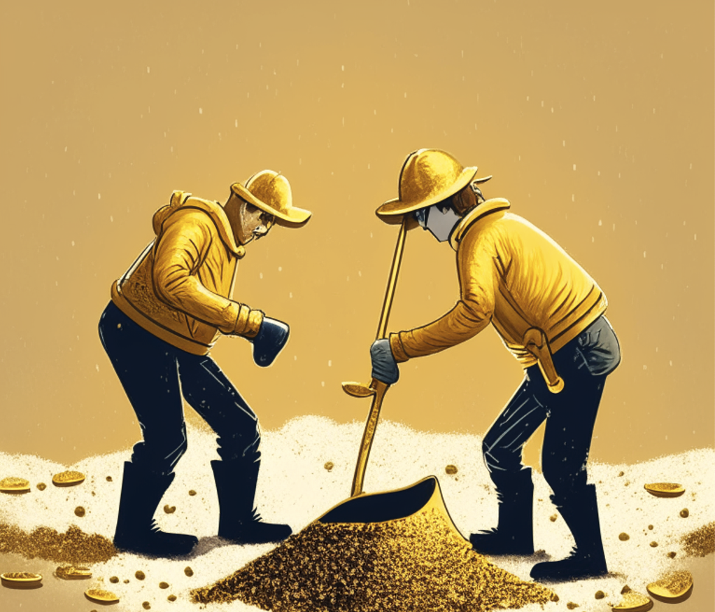 Why it's better to be selling shovels than digging for gold.