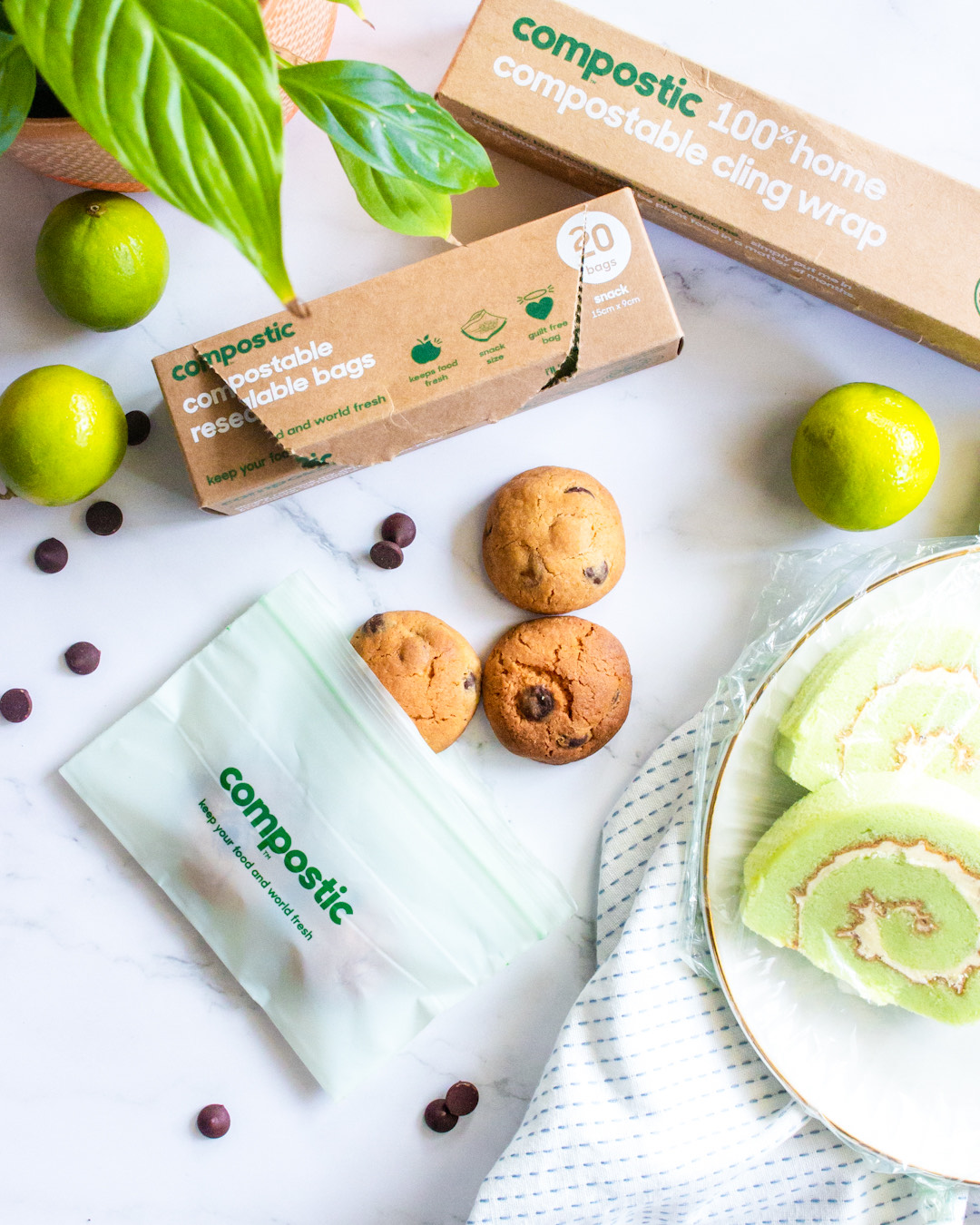 Compostic Launches Home-Compostable Cling Wrap and Resealable Bags