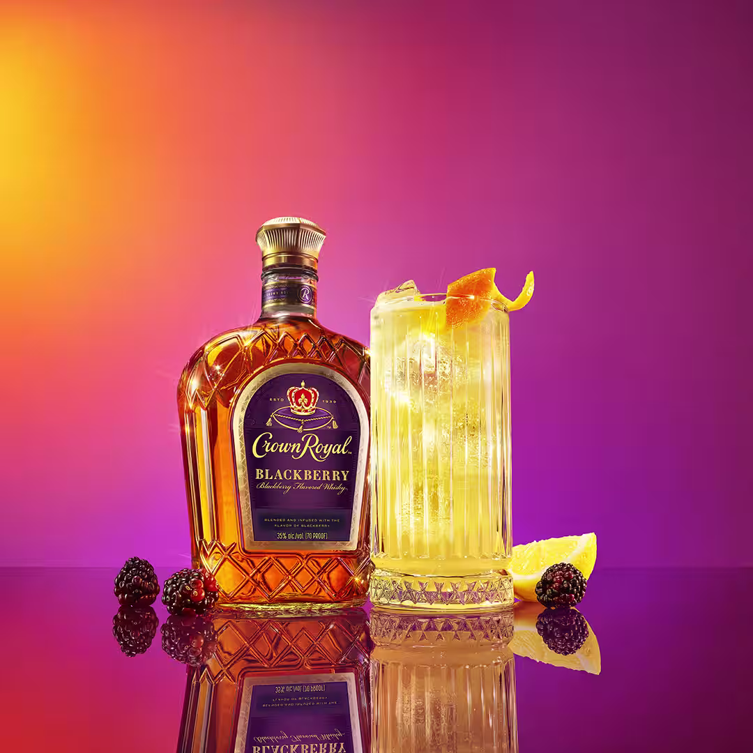 Shake, strain, and sip on all the berry goodness in this Blackberry Collins.