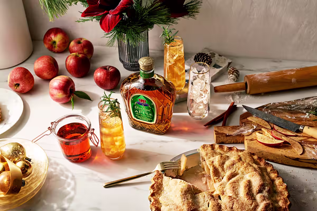 Cold winter days can’t get us down. Try your hand at mixing up a Sparkling Rosemary Apple to add a little sparkle to the season.