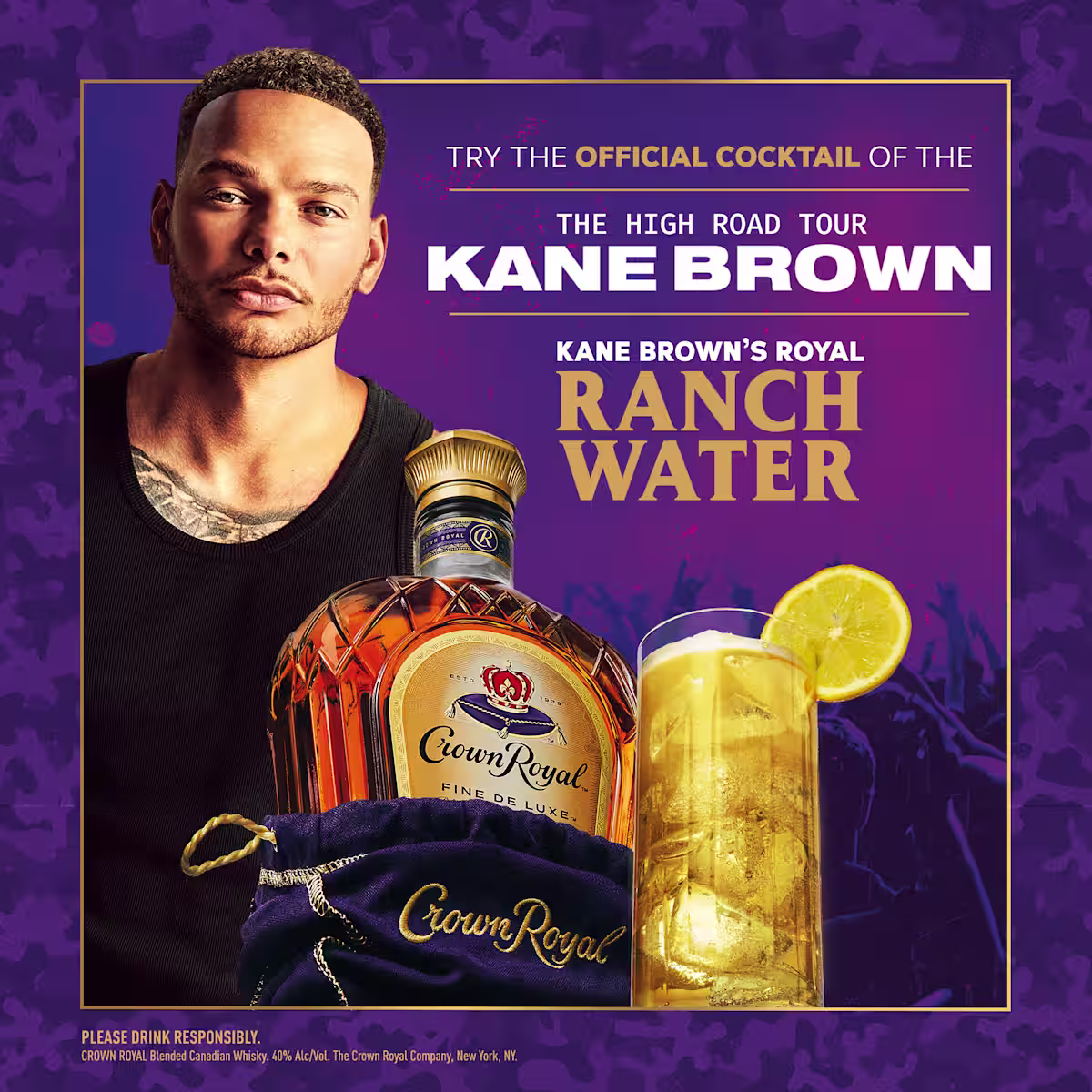 Sip, savor and repeat. Crown Royal Deluxe, lemon juice and soda perfectly mixed for a refreshing and satisfying taste.