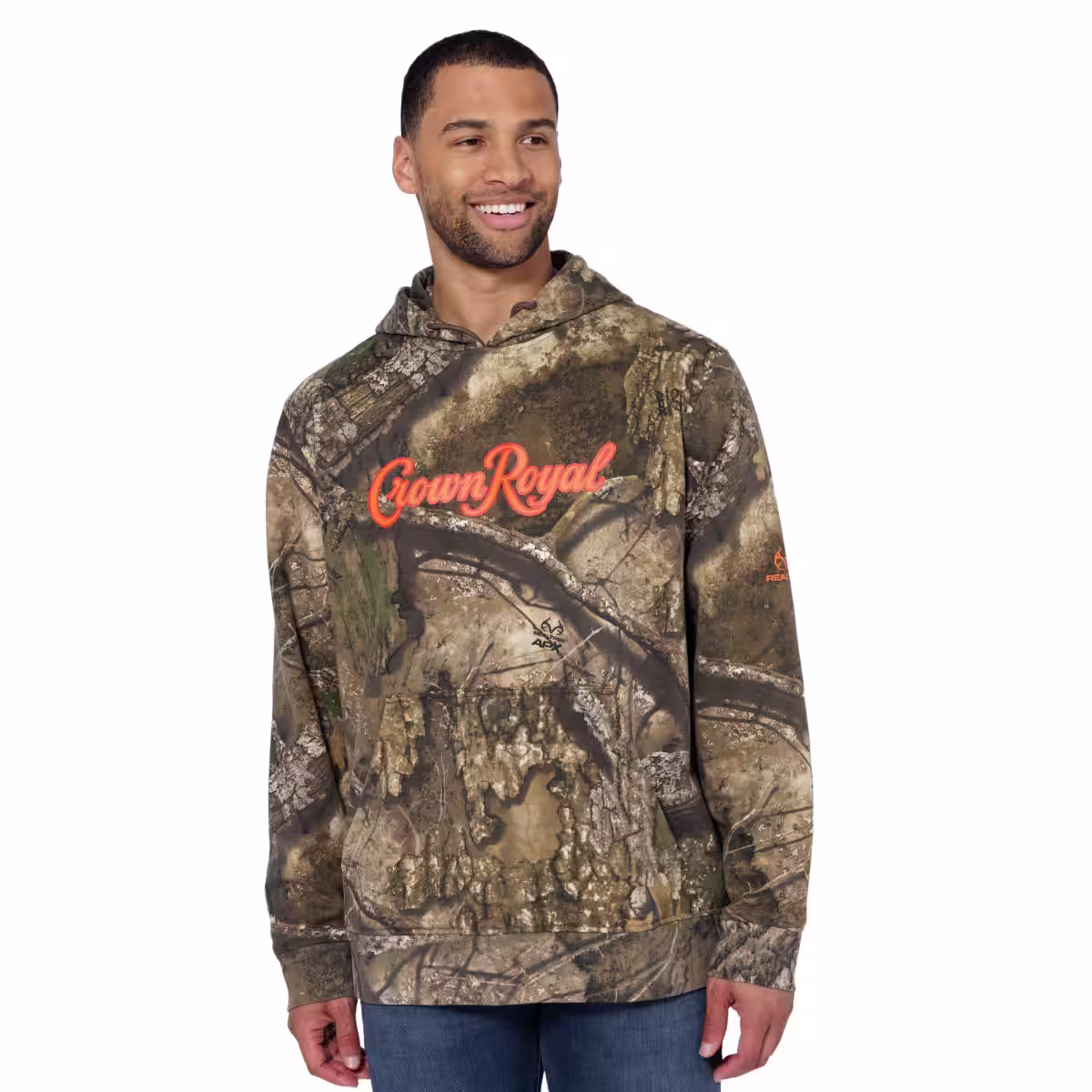 Crown Royal x Realtree Hoodie in Orange