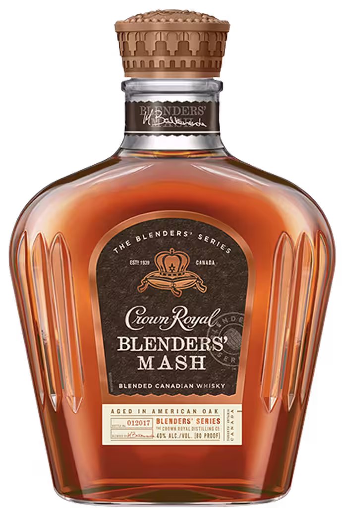 crown royal blenders'mash blended canadian whiskey
