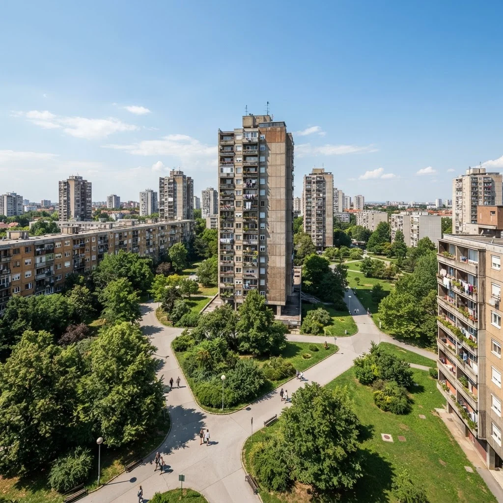 Stambeni blokovi Novog Zagreba