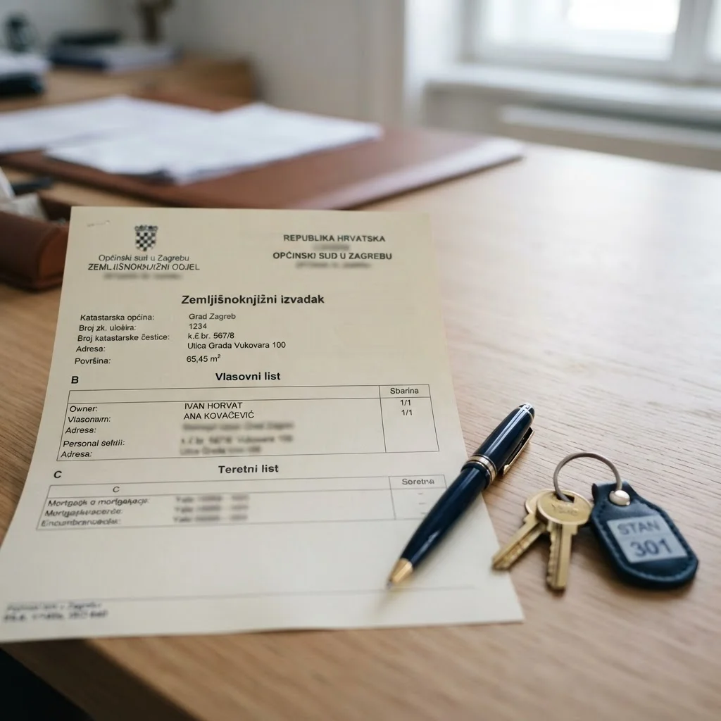 Vlasnički list ili zemljišnoknjižni izvadak