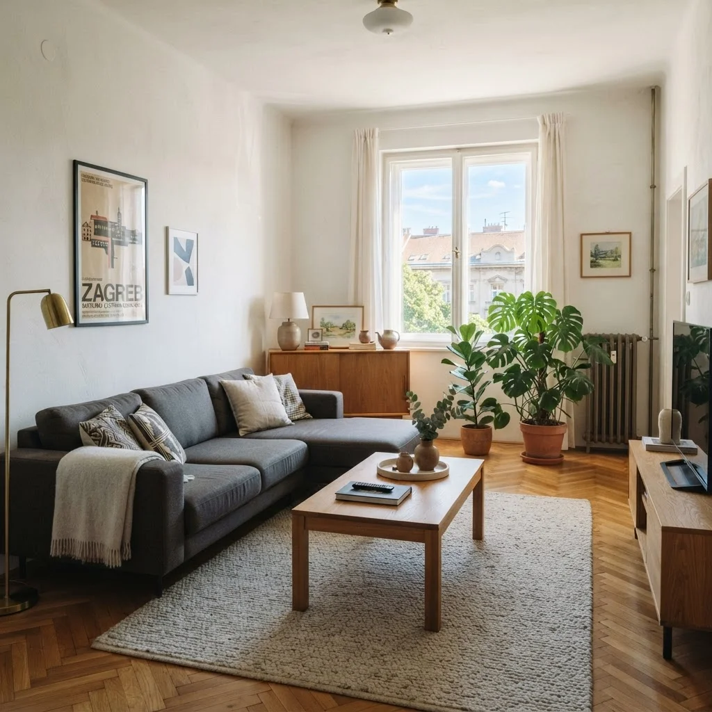 Primjer dobro održavanog dnevnog boravka
