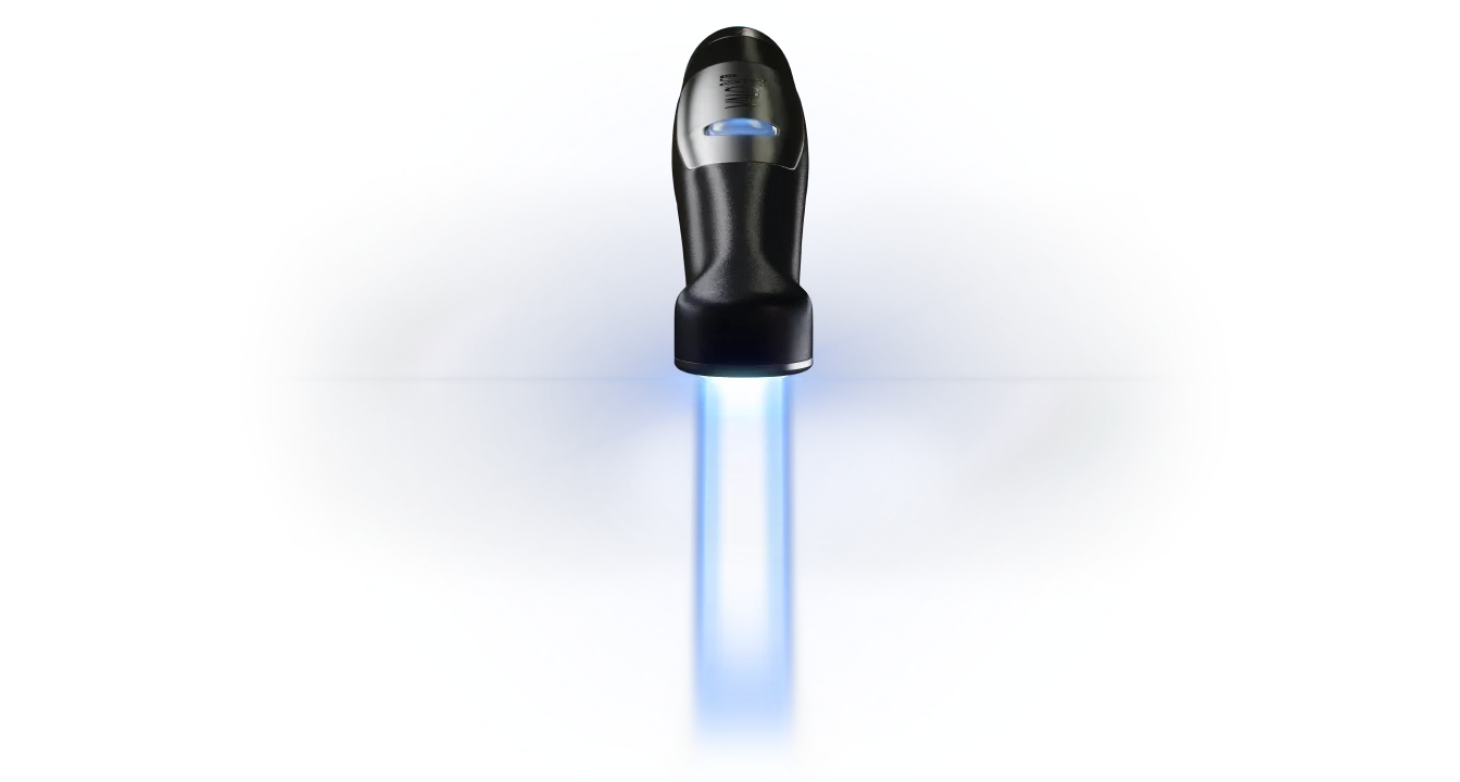 VALO XG uniform power light beam feature