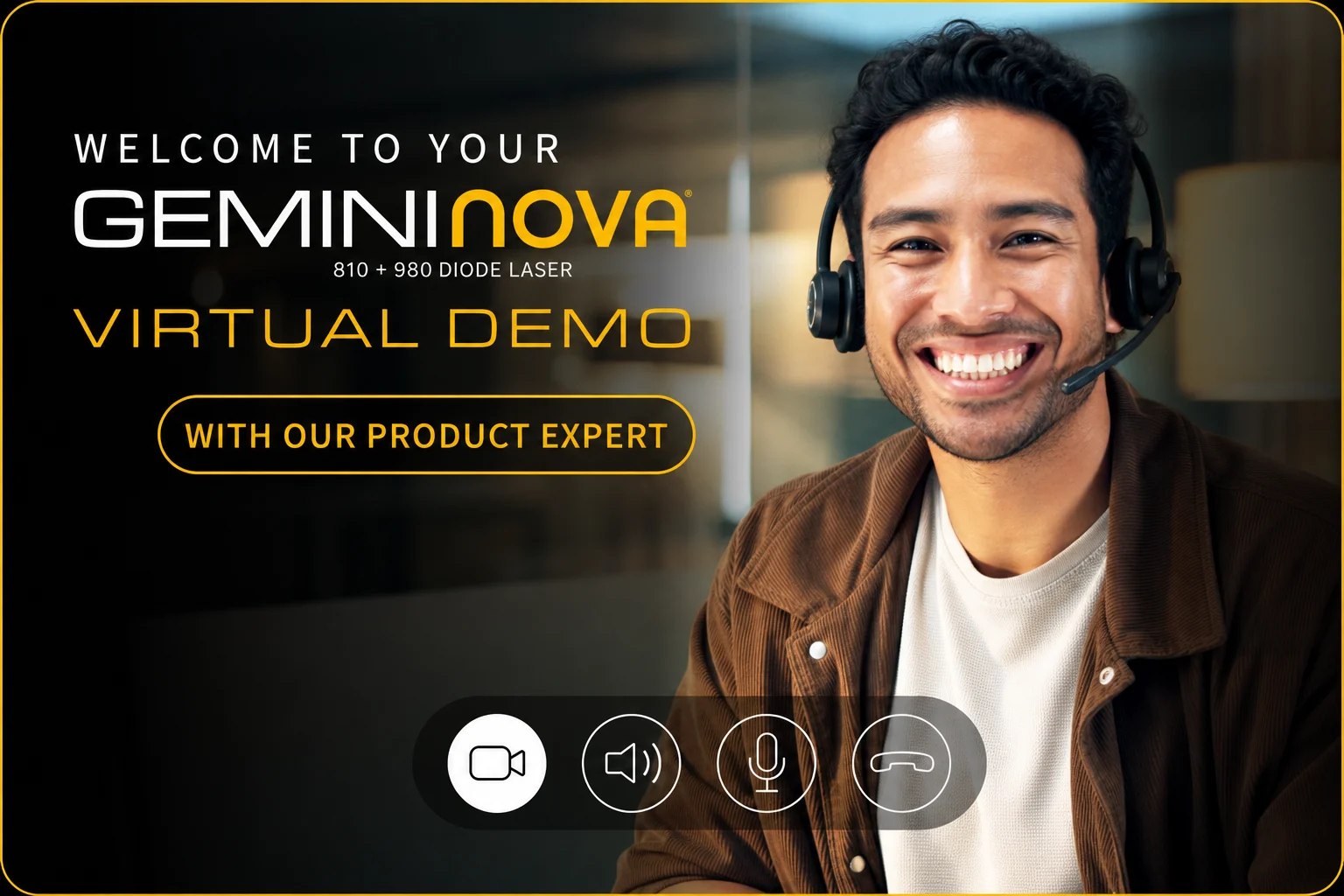 Product expert on a Gemini Nova virtual demo call