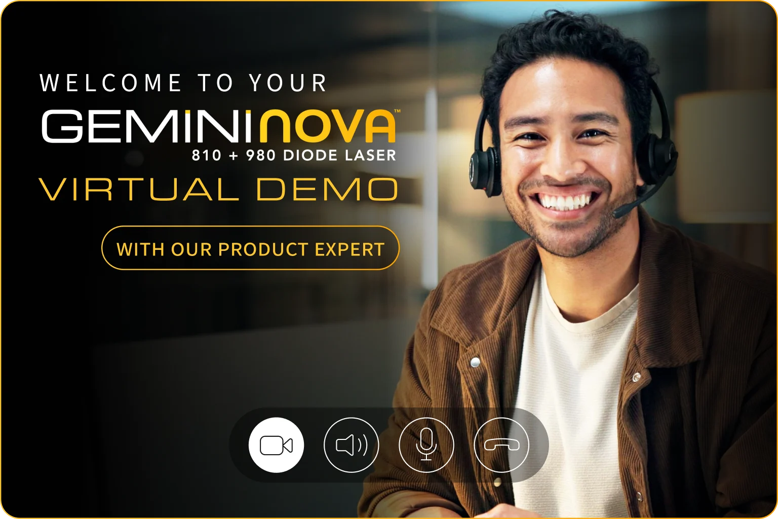 Product expert on a Gemini Nova virtual demo call