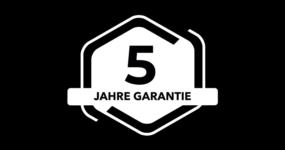 5-year warranty badge