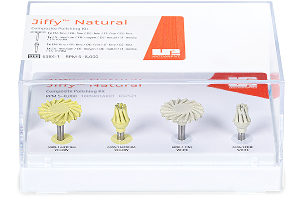Jiffy natural composite tips set