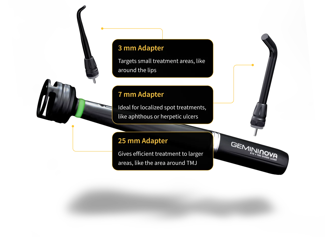 Gemini Nova PBM wand with adapters