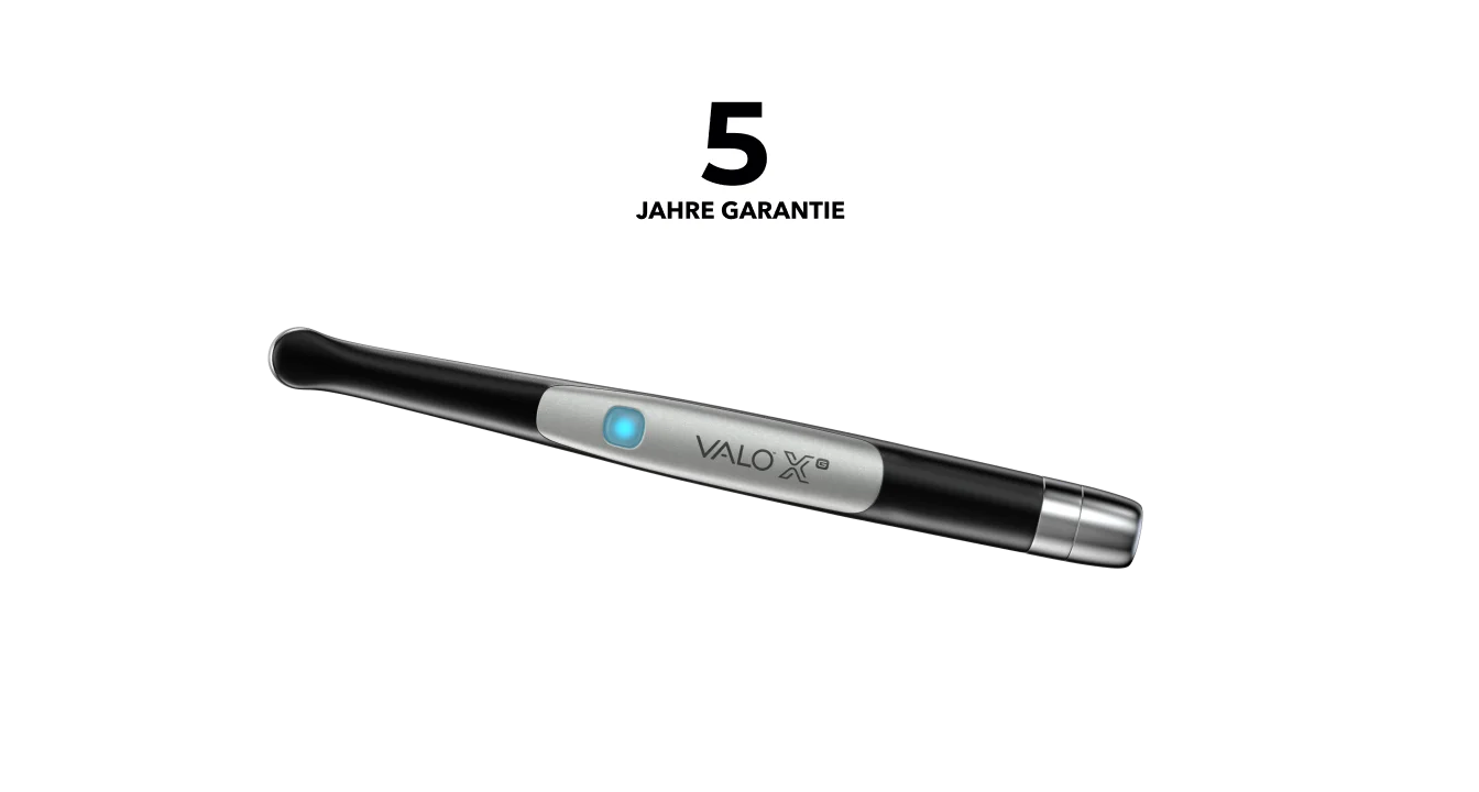VALO XG five year warranty feature