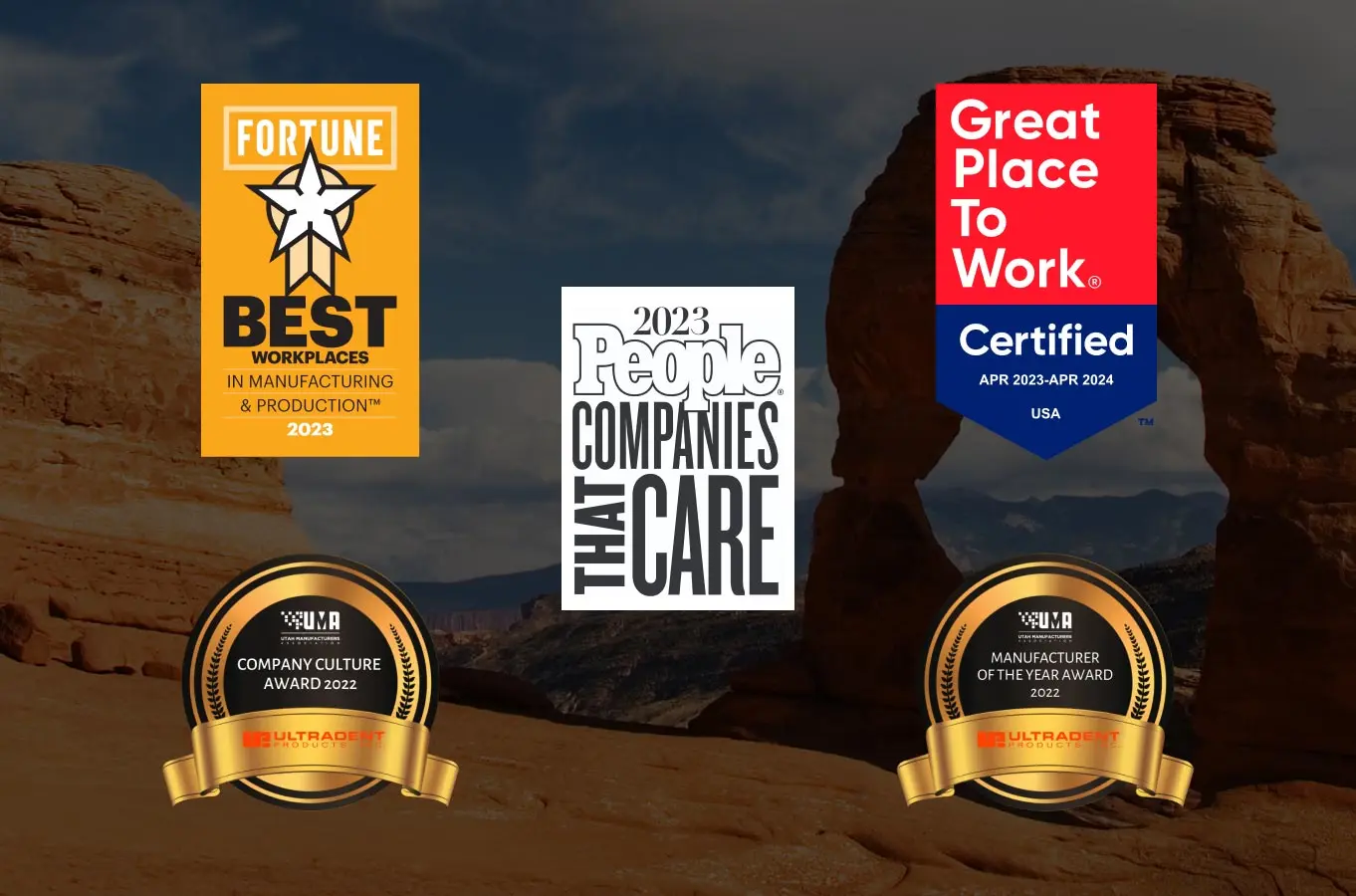 Awards earned Ultradent Products Inc.