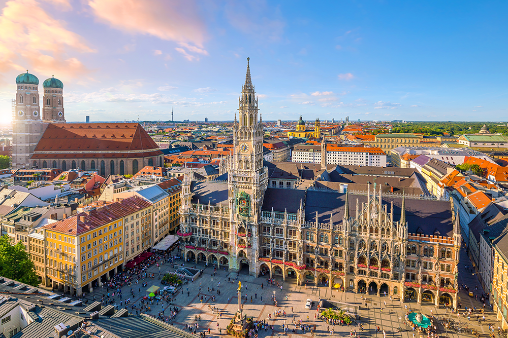 muenchen marktplatz rathaus