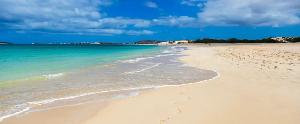 boa vista strand meer kapverden