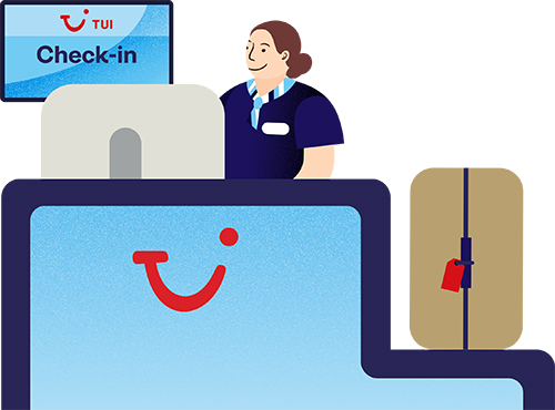 TUI Check-in Schalter - TUI Flug