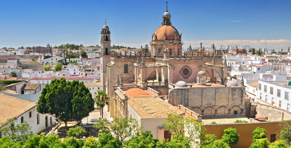 jerez kirche häuser