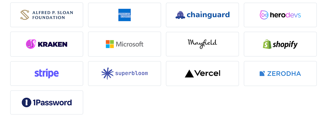 Company logos