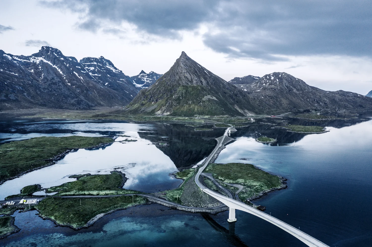 Road and mountains