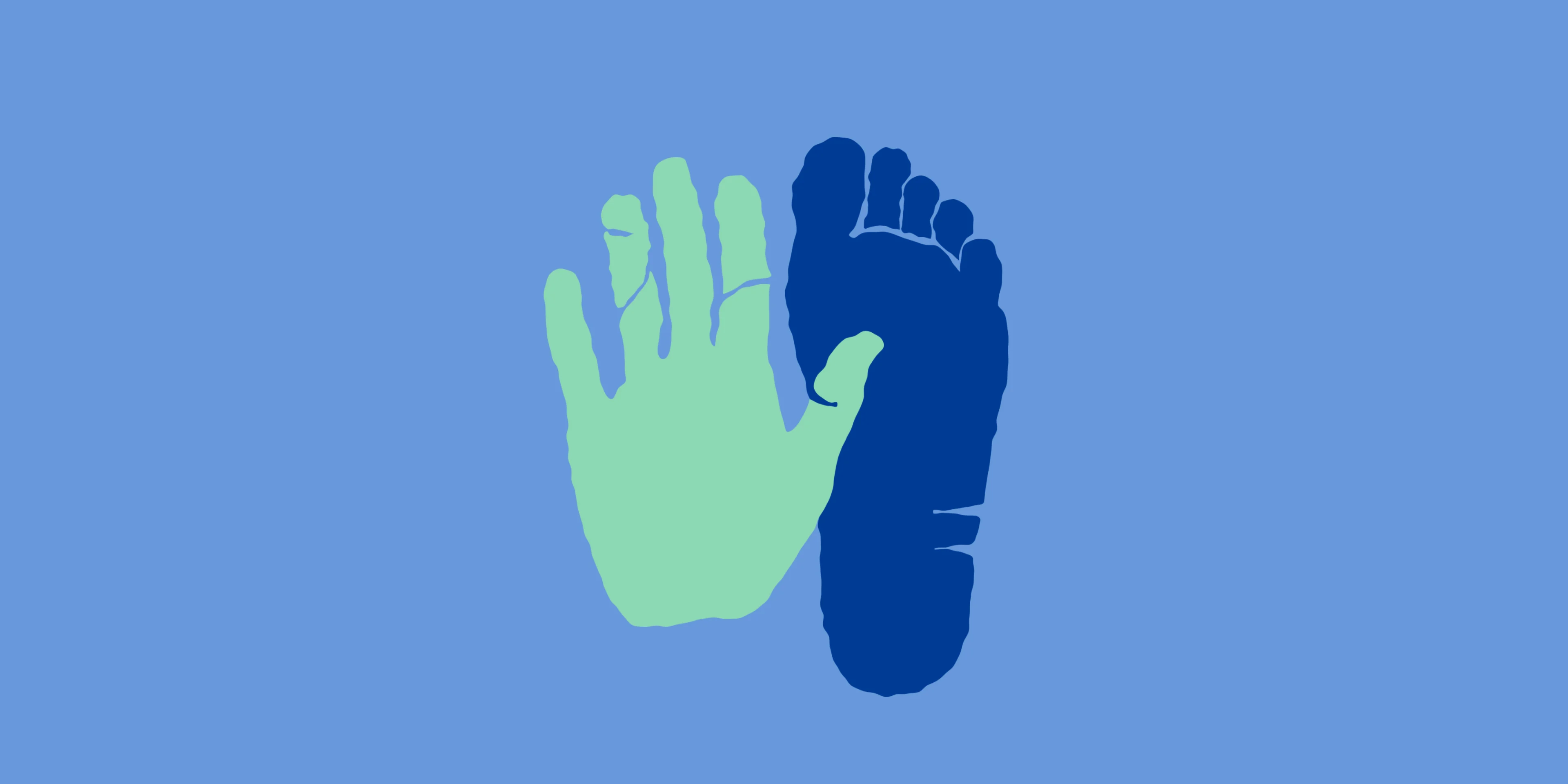 handprint and footprint