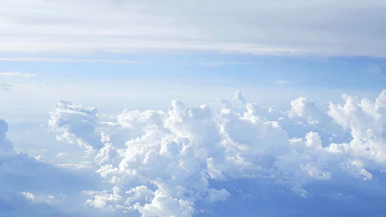 Blue sky and clouds