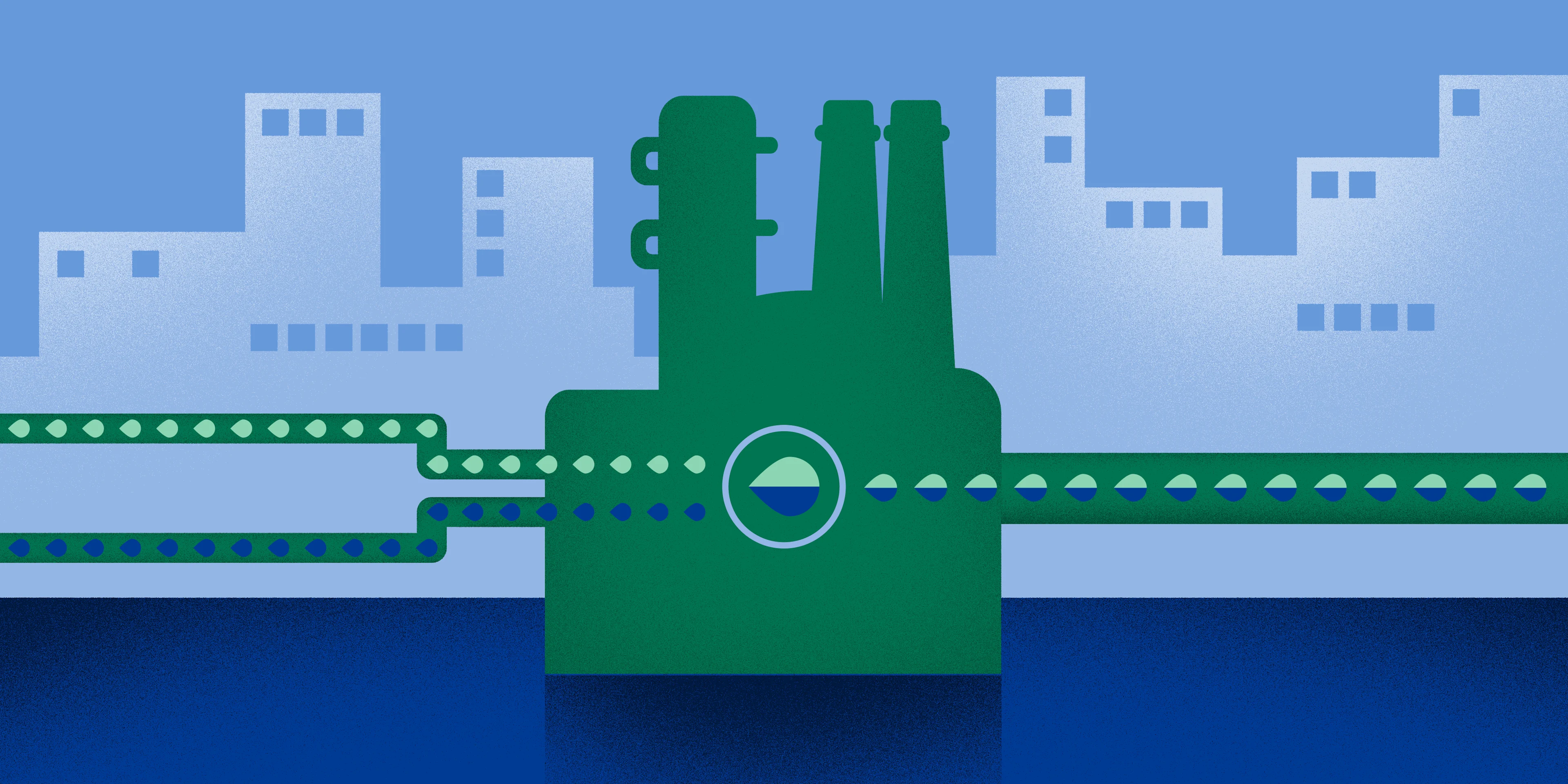 Pipes demonstrating co-processing