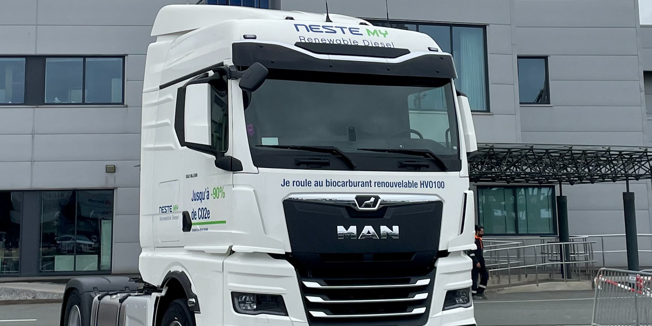 Neste en MAN Truck & Bus Frankrijk promoten toekomst van duurzame biobrandstoffen