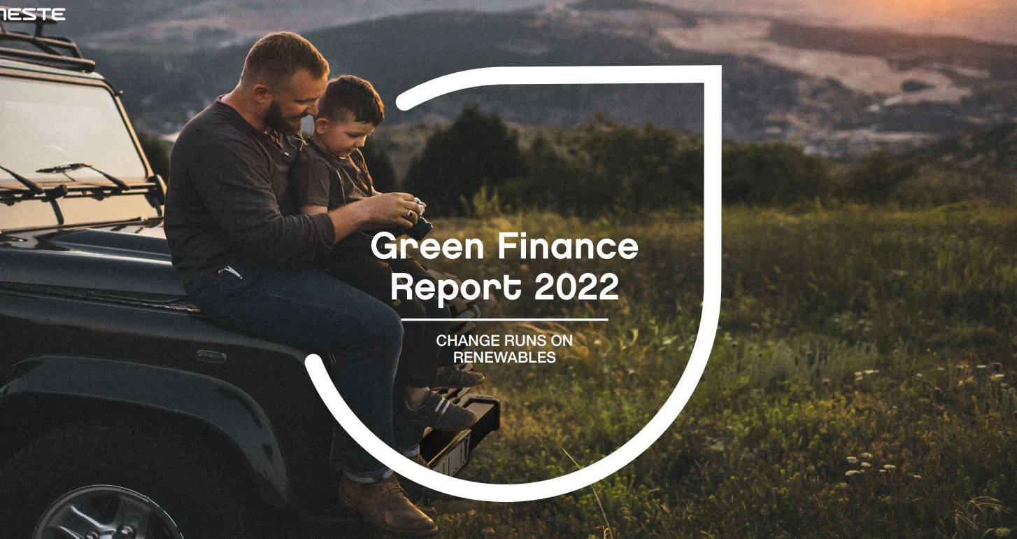 Green finance report 2022 brochure.