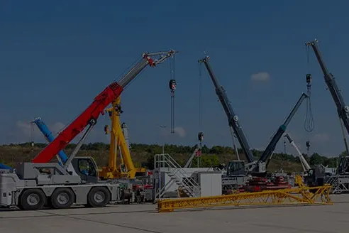 Liebherr trucks and mobile cranes