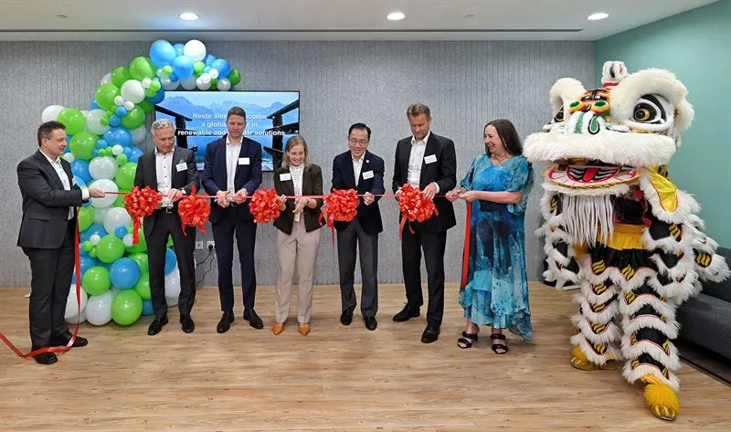 Neste Singapore APAC innovation center opening ceremony