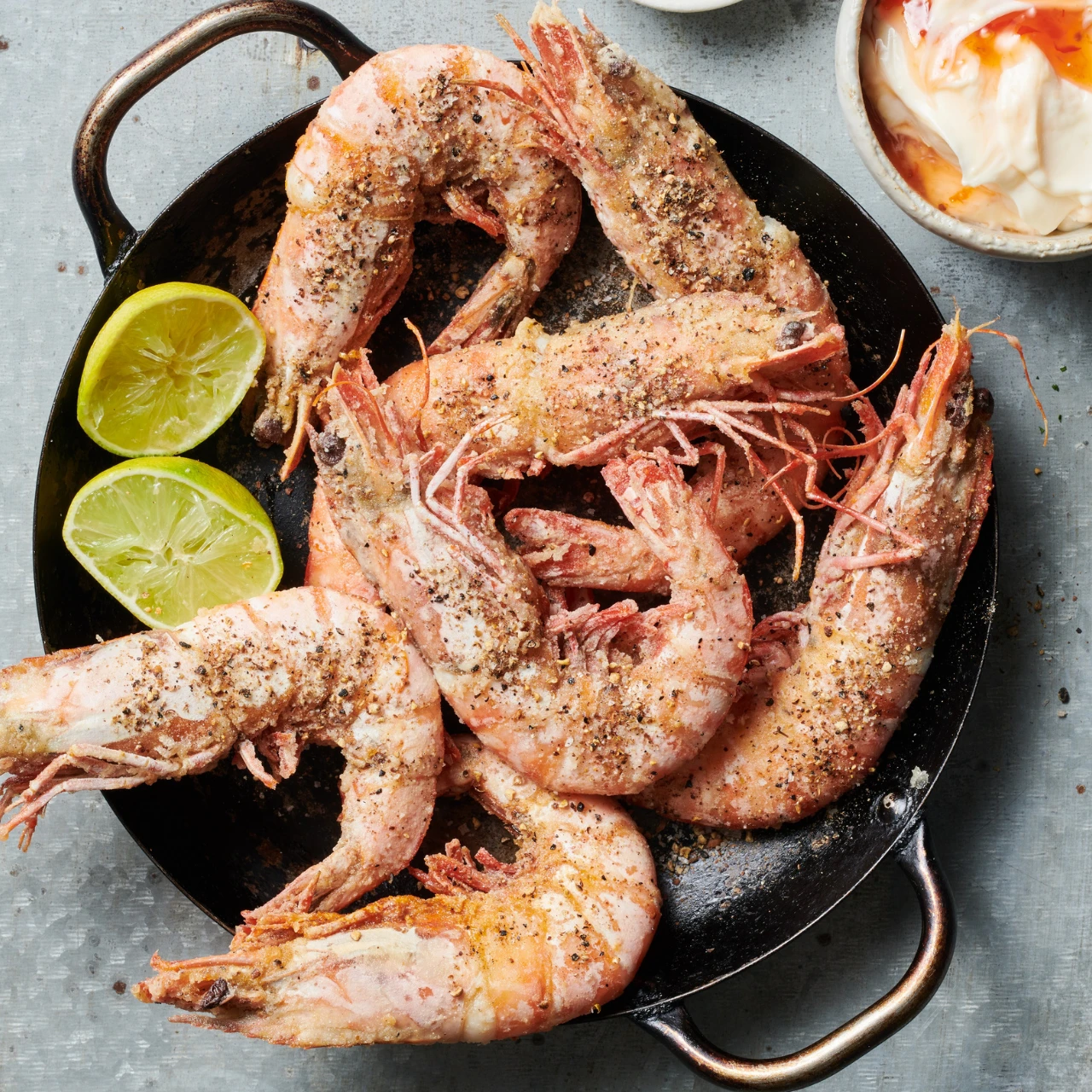 Crispy salt & szechuan pepper prawn recipe. The best way to cook Prawns or Banana Prawns with a hint of Szechuan spice.