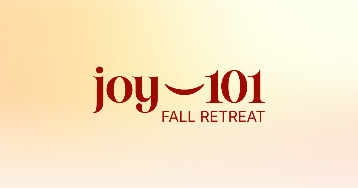 Joy 101 Fall Retreat 2026 — Amelia Island