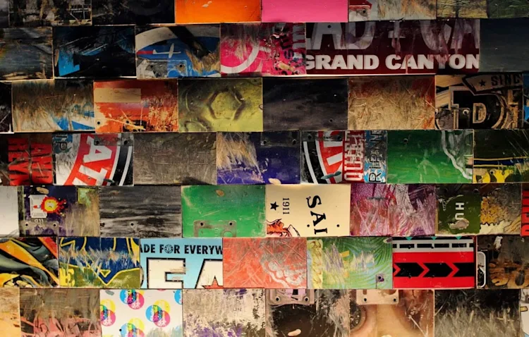 A colorful wall