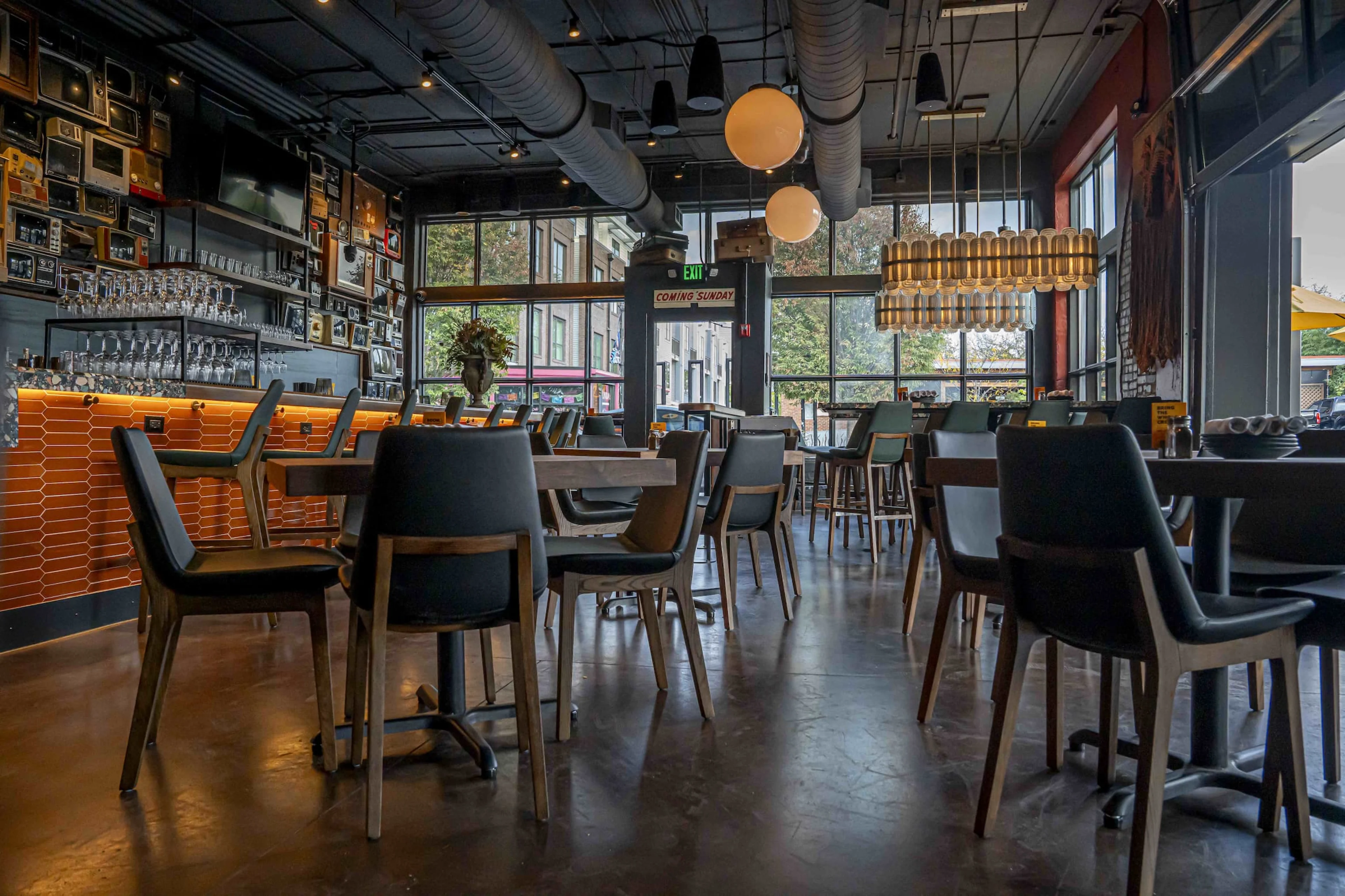Interior seating at Postino 12 South
