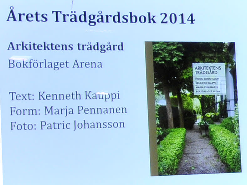 Årets Trädgårdsbok 2014, Arkitektens trädgård