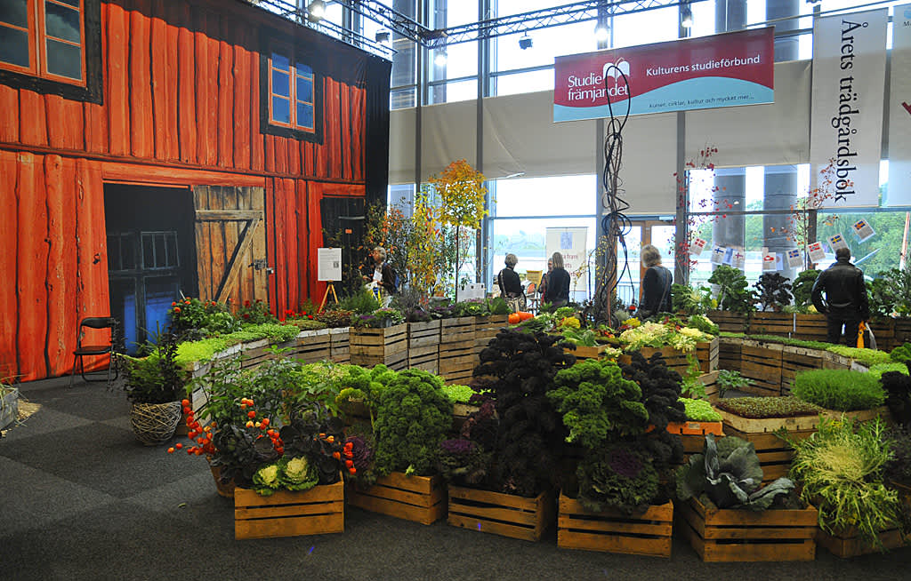 Idéträdgården på bokmässan heter Odla så in i Norden. Foto: Bernt Svensson