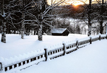 Vinter i Norrbotten.