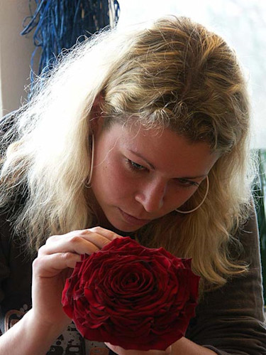 Gröna yrken - florist. En jätteros blir till.