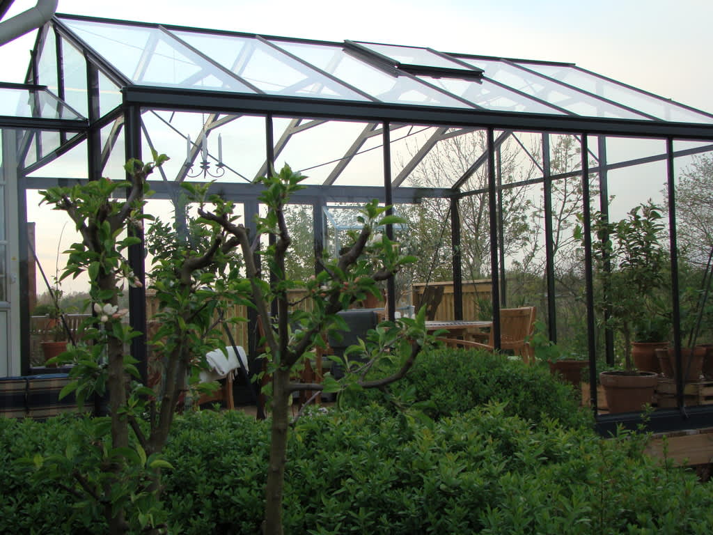Att investera i ett växthus på en blåsig plats kan öka möjligheterna för lyckad odling radikalt. Foto: Katarina Kihlberg